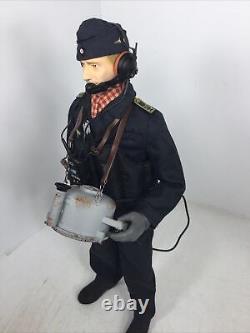 1/6 Custom Ww2 U Boat German Kriegsmarine Signal Officer Headset & Signal Light