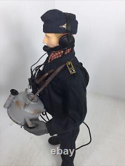 1/6 Custom Ww2 U Boat German Kriegsmarine Signal Officer Headset & Signal Light