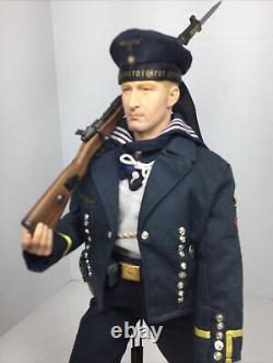 1/6 Dragon Ww2 German Kriegsmarine Petty Officer In Parade Dress Uniform & Stand