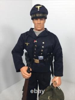 1/6 Hasbro Gi Joe Custom Ww2 German Kriegsmarine Admiral Scheer Sailor & Stand