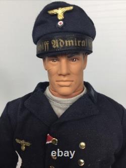 1/6 Hasbro Gi Joe Custom Ww2 German Kriegsmarine Admiral Scheer Sailor & Stand