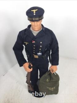 1/6 Hasbro Gi Joe Custom Ww2 German Kriegsmarine Admiral Scheer Sailor & Stand