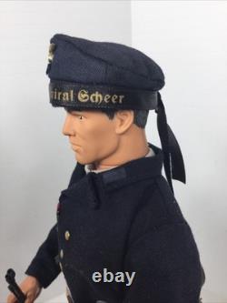 1/6 Hasbro Gi Joe Custom Ww2 German Kriegsmarine Admiral Scheer Sailor & Stand