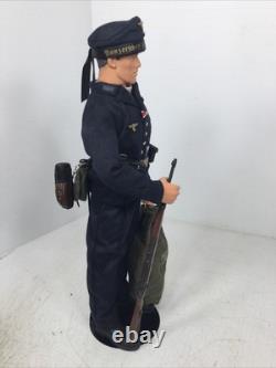 1/6 Hasbro Gi Joe Custom Ww2 German Kriegsmarine Admiral Scheer Sailor & Stand