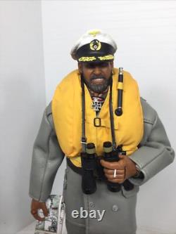 1/6 Hasbro Gi Joe Ww2 German Navy Kriegsmarine U Boat Captain + Ppk Charts Etc