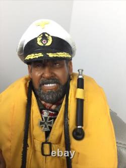 1/6 Hasbro Gi Joe Ww2 German Navy Kriegsmarine U Boat Captain + Ppk Charts Etc