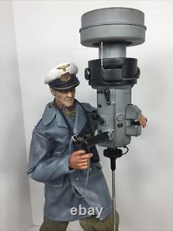 1/6 Ww2 Custom German U Boat Captain + Periscope Diorama Kriegsmarine Submarine