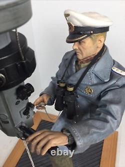 1/6 Ww2 Custom German U Boat Captain + Periscope Diorama Kriegsmarine Submarine