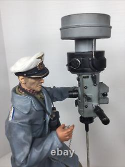 1/6 Ww2 Custom German U Boat Captain + Periscope Diorama Kriegsmarine Submarine