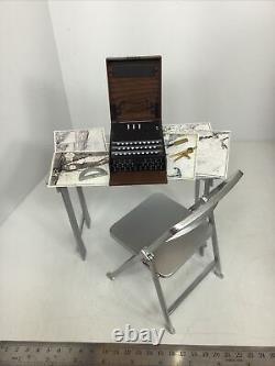 1/6 Ww2 German U Boat Kriegsmarine Enigma Machine Table Chair 5-charts Diorama