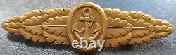 11064? German Kriegsmarine Naval Combat Clasp post WW2 1957 pattern maker ST&L