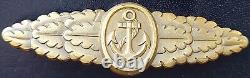 11506? German post WW2 1957 pattern Kriegsmarine Naval Combat Clasp Bronze ST&L