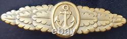 11506? German post WW2 1957 pattern Kriegsmarine Naval Combat Clasp Bronze ST&L
