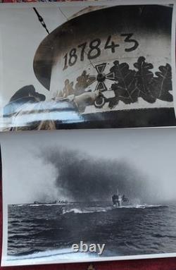 11x WW2 ORIGINAL LARGE GERMAN PRESS PHOTO KRIEGSMARINE U BOOT U BOAT Dönitz