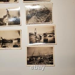 13 Original WWII German Naval Photos Toulon Fleet Scuttling TA 9 Kriegsmarine