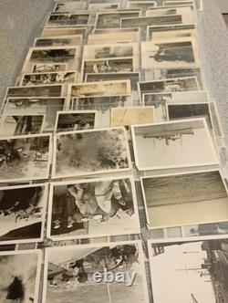 140 x Original WW2 German Kriegsmarine Photo Album Pictures Training To Service