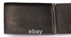 1940 / 1943 German Kriegsmarine 25. Unterseebootflottille Brass Cigarette Case