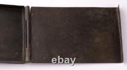 1940 / 1943 German Kriegsmarine 25. Unterseebootflottille Brass Cigarette Case