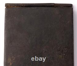 1940 / 1943 German Kriegsmarine 25. Unterseebootflottille Brass Cigarette Case