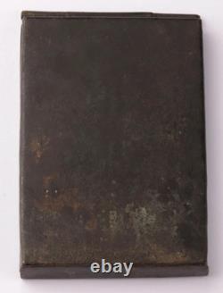 1940 / 1943 German Kriegsmarine 25. Unterseebootflottille Brass Cigarette Case