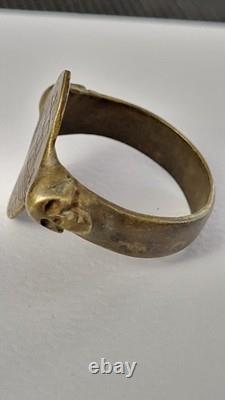 1940 German WW2 Navy Kriegsmarine Ring Operation Viking Drakkar