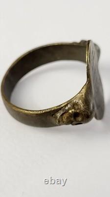 1940 German WW2 Navy Kriegsmarine Ring Operation Viking Drakkar