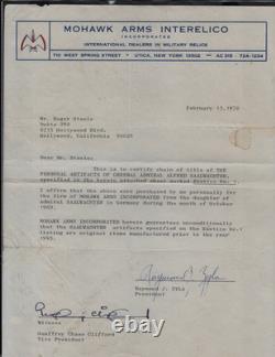 1940 original German WW2 Telegram Document Lot to U-Boat Kriegsmarine Commander