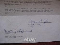 1940 original German WW2 Telegram Document Lot to U-Boat Kriegsmarine Commander