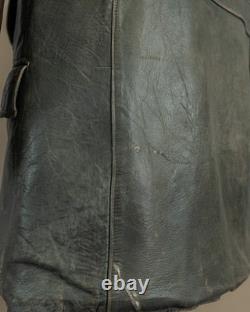 1940s German Kriegsmarine Leather U-Boat Jacket WW2 Size 40-42