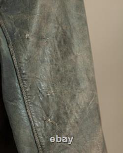 1940s German Kriegsmarine Leather U-Boat Jacket WW2 Size 40-42