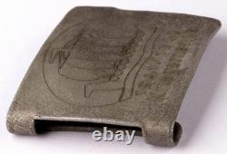 1941 / 1943 German Kriegsmarine Viking Ship Belt Buckle And Anchor Button