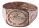 1941 Drontheim 25th Submarine Flotilla U-boat WW2 German ring U-Boot Kriegsmarin