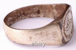1941 Drontheim 25th Submarine Flotilla U-boat WW2 German ring U-Boot Kriegsmarin