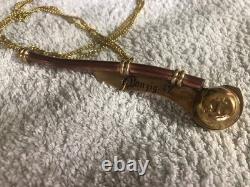 1942 Danzig German Kriegsmarine 8th U-boat Flotilla Boatswain's Whistle / Brass
