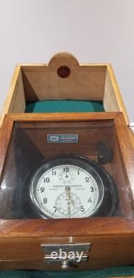 1944 WWII German Kriegsmarine Marine Chronometer Wempe Hamburg No. 4410 (M3944)