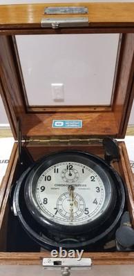 1944 WWII German Kriegsmarine Marine Chronometer Wempe Hamburg No. 4410 (M3944)