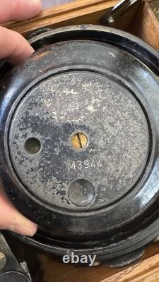 1944 WWII German Kriegsmarine Marine Chronometer Wempe Hamburg No. 4410 (M3944)