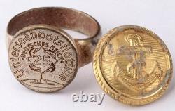 25th U-boat Flotilla WW2 German ring naval submarine U-Boot Kriegsmarine Navy WW