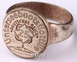 25th U-boat Flotilla WW2 German ring naval submarine U-Boot Kriegsmarine Navy WW