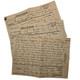 3 WWII Gotenhafen Kriegsmarine Antwort-Funkspruch Forms Geheim Letter Lot German