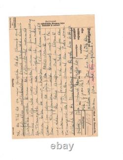 3 WWII Gotenhafen Kriegsmarine Antwort-Funkspruch Forms Geheim Letter Lot German