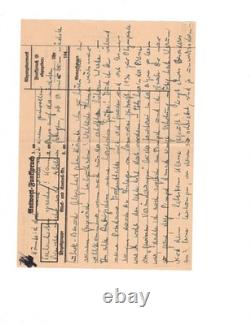 3 WWII Gotenhafen Kriegsmarine Antwort-Funkspruch Forms Geheim Letter Lot German
