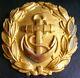 6799? German Navy Kriegsmarine officer parade belt buckle gold WW2 Dolchkoppel