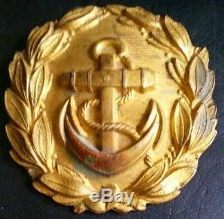 6799 German Navy Kriegsmarine officer parade belt buckle gold WW2 Dolchkoppel