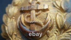 6799? German Navy Kriegsmarine officer parade belt buckle gold WW2 Dolchkoppel