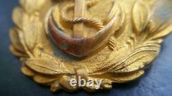 6799? German Navy Kriegsmarine officer parade belt buckle gold WW2 Dolchkoppel