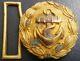 6800? German Navy Kriegsmarine officer parade belt buckle gold WW2 Dolchkoppel