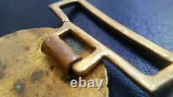 6800? German Navy Kriegsmarine officer parade belt buckle gold WW2 Dolchkoppel