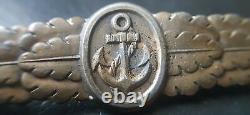 7788? German Kriegsmarine Naval Combat Clasp post WW2 1957 pattern maker SOUVAL