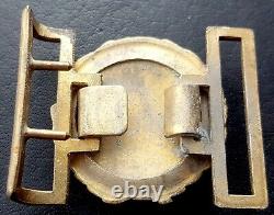 9140? German Navy Kriegsmarine officer parade belt buckle gold WW2 Dolchkoppel